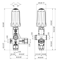 Zawór bypass PA Pulsar RV - 280 bar - 40 l/min + pokrętło