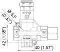 Zawór regulacji ciśnienia VHP51 - 500 bar - 100 l/min – zdjęcie 2
