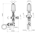 Zawór by-pass PA Pulsar RV z mikrowyłącznikiem - 280 bar - 40 l/min