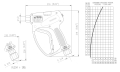 Pistolet o dużym przepływie PA RL204 - 200 bar - 200 l/min