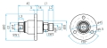 Złącze obrotowe Mosmatic DYF - M22 M x M12 M - 275 bar