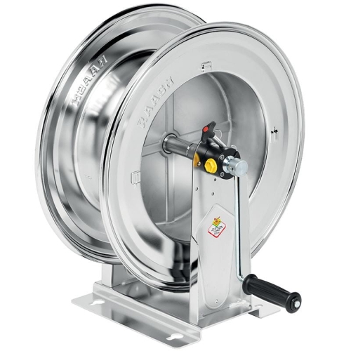 Bęben zwijak na wąż ciśnieniowy - 3/8" 65 M 400 BAR INOX