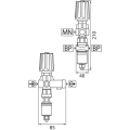Zawór by-pass ST-261 z mikrowyłącznikiem - 250 bar - 30 l/min – zdjęcie 2